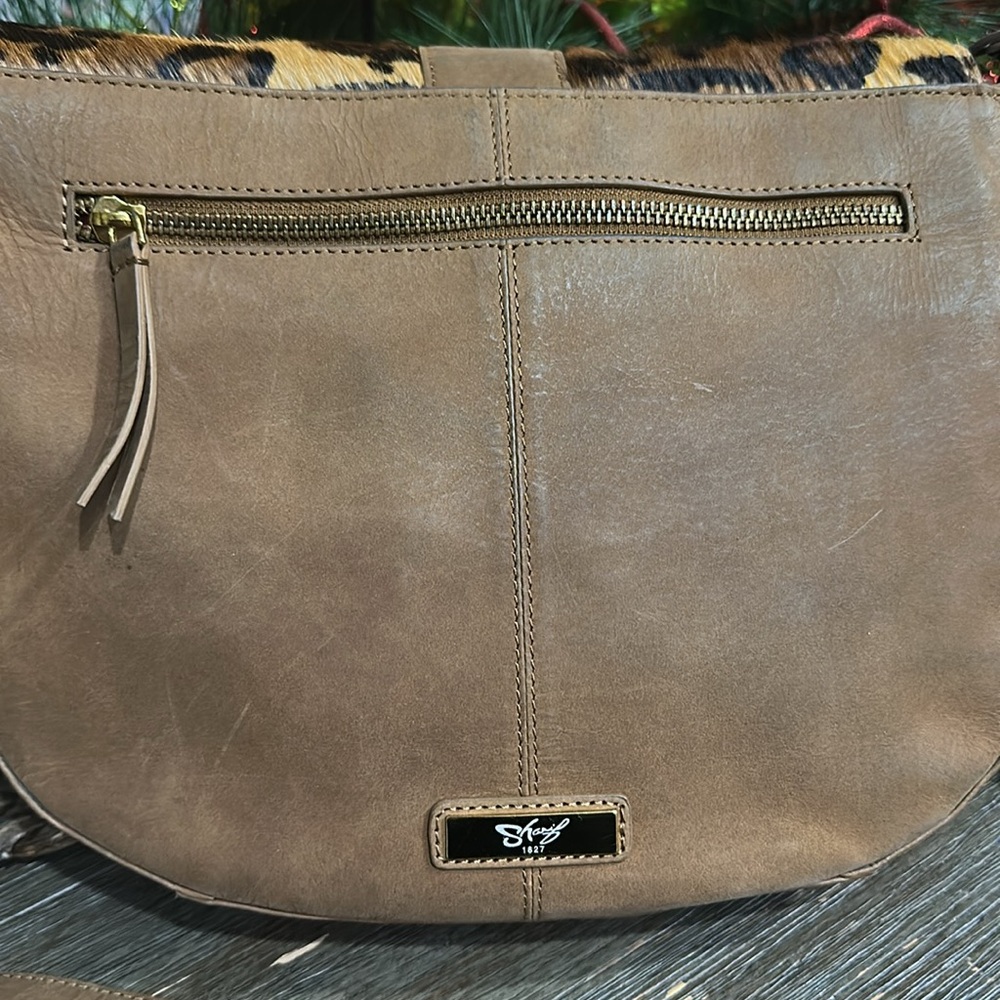 Sharif Leopard Print Crossbody Bag - Picture 5 of 10
